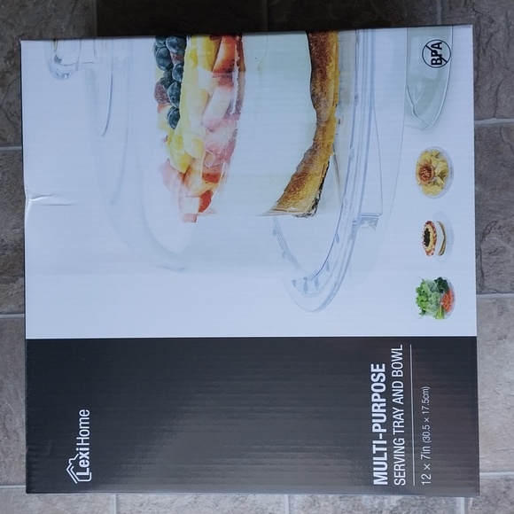 MULTI-PURPOSE SERVONG TRAY AND BOWL. - Picture 3 of 9